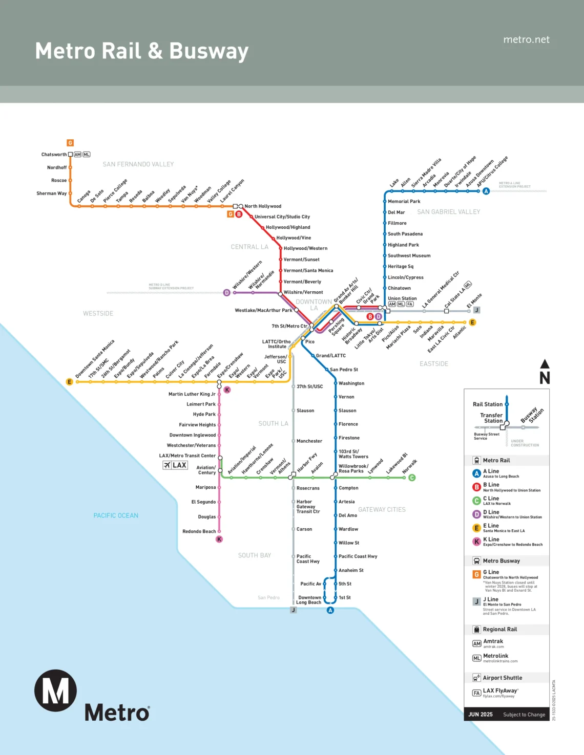 Los Angeles Metro Map Guide (2025): Stations, Lines, Fares & Travel Tips