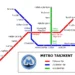 Updated Tashkent Metro Map 2025 showing all metro lines, stations, and transfers in Uzbekistan's capital city